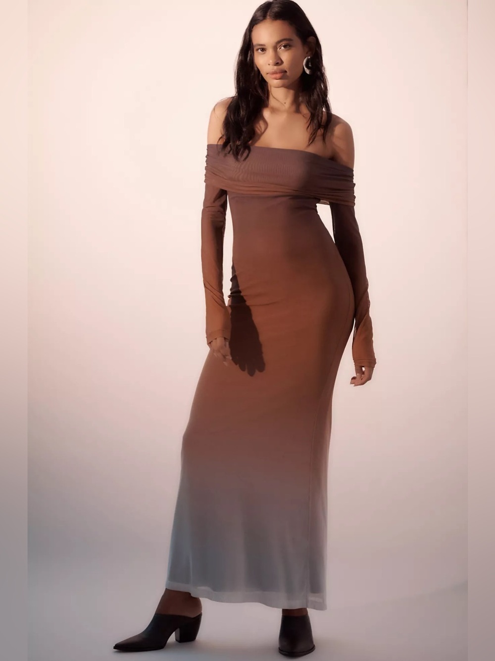 Bardot Saphia Mesh Maxi Dress
